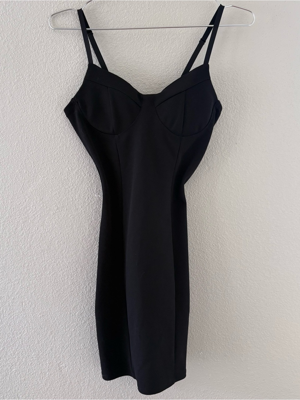Bozzolo Black Stretch Bodycon Dress